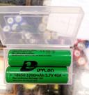 Kit 2 Bateria 18650 3200mAh 3.7V 40A Li-ion Recarregável Para Rádios Lanterna Brinquedo Envio Rápido