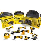 Kit 2 Bateria Carregador 21v Para Ferramenta Varias Marcas Exbom Makita Luatek Bomvink