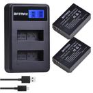 Kit 2 Bateria Lp-e12 + Carregador Duplo Para Canon