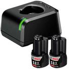 Kit 2 Baterias 12V 2,0 AH + 1 Carregador GAL 12V-20 Bivolt BOSCH