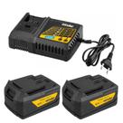 Kit 2 Baterias 18V 4Ah Linha Intercambiável com Carregador Rápido VONDER