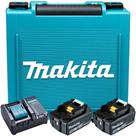 Kit 2 Baterias 18v 5Ah Com Carregador DC18SD e Maleta MAKITA