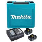 Kit 2 Baterias 18V 6Ah com Carregador Bivolt e Maleta MAKITA