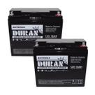 Kit 2 Baterias Estacionárias Duran 18AH 12V VRLA AGM Nobreak - Duran Kit 2 Baterias Estacionárias Duran 18AH 12V VRLA AGM Nobreak - Duran
