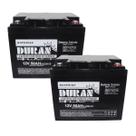 Kit 2 Baterias Estacionárias Duran 50ah 12v VRLA AGM Cadeira de Rodas Bike Elétrica Kit 2 Baterias Estacionárias Duran 50ah 12v VRLA AGM Cadeira de Rodas Bike Elétrica