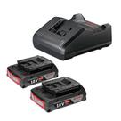 Kit 2 Baterias GBA 18V 2Ah Carregador GAL18V 20 Bivolt Bosch