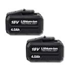 Kit 2 Baterias Lítio Recarregável 4Ah Linha 18v Wesco Indicador De Carga Parafusadeira Profissional Kit 2 Baterias Lítio Recarregável 4Ah Linha 18v Wesco Indicador De Carga Parafusadeira Profissional