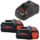 Kit 2 Baterias ProCORE 18V 8,0 Ah e Carregador GAL 1880 Bivolt BOSCH
