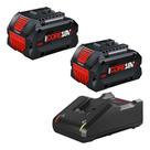 Kit 2 Baterias Procore 18v 8ah Plus Com Carregador Bosch Kit 2 Baterias Procore 18v 8ah Plus Com Carregador Bosch
