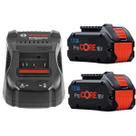 Kit 2 Baterias Procore 8ah Carregador Gal 1880 Cv 18v Bosch 220v