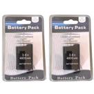 Kit 2 Baterias Recarregáveis Para Console PSP Slim Série Modelo 2000 3000 3001 3010 Sony Battery Pack Kit 2 Baterias Recarregáveis Para Console PSP Slim Série Modelo 2000 3000 3001 3010 Sony Battery Pack
