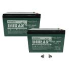 Kit 2 Baterias Selada Gel Ciclo Profundo Duran 16ah 12v 6-dzm-12