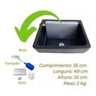 Kit 2 Bebedouros 15 Litros Automático Abecel com Bóia