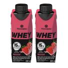 Kit 2 Bebida Láctea Piracanjuba Whey Zero Lactose com 15g de Proteína Morango 250ml
