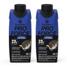 Kit 2 Bebida Proteica Piracanjuba Pro Force Cookies 250ml 23g Proteinas Zero Lactose