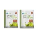 Kit 2 Belt Bari Jelly Max Protein Nutriente Sabor Maçã Verde