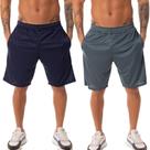 Kit 2 Bermuda Academia Corrida Treino Esportiva Masculina