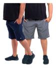 Kit 2 Bermuda Masculina Short Plus Size Tactel Premium com Elastano