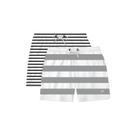 Kit 2 Bermuda Masculino Short Calção Mauricinho Praia Treino Academia Casual Listra Preta