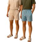 Kit 2 Bermuda Short Linho Masculina Mauricinho Curto Bolso Faca Diversas Cores