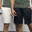 Kit 2 Bermuda Short Mauricinho Masculino Sarja Praia Liso Premium Liso