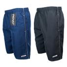 Kit 2 Bermuda Short Tactel Leve Macio Bolsos Listras Masculino Academia Esporte Atacado Praia Treino