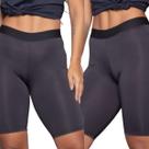 KIT 2 Bermuda Térmica UV Poliamida Bella Fiore Fitness Feminina