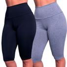 KIT 2 Bermudão Suplex Liso Bella Fiore Roupa para Academia Treino Moda Fitness Musculação KIT 2 Bermudão Suplex Liso Bella Fiore Roupa para Academia Treino Moda Fitness Musculação