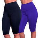 KIT 2 Bermudão Suplex Liso WLS Modas Roupa para Academia Treino Moda Fitness Feminina KIT 2 Bermudão Suplex Liso WLS Modas Roupa para Academia Treino Moda Fitness Feminina