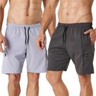 Kit 2 Bermudas Cargo Sarja com Zíper Kit 2 Bermudas Cargo Sarja com Zíper