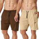 Kit 2 Bermudas Cargo Sarja com Zíper
