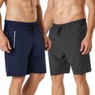 Kit 2 Bermudas Microfibra Elastic Com Zíper