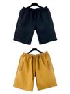 kit 2 bermudas moletom masculino adulto bolsos lateral com ziper kit 2 bermudas moletom masculino adulto bolsos lateral com ziper