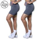 Kit 2 Bermudas Plus Size Heide Ribeiro Basic Suplex Academia Kit 2 Bermudas Plus Size Heide Ribeiro Basic Suplex Academia