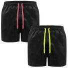 Kit 2 Bermudas Short Praia Mauricinho Verão C Cordão Color