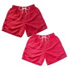 Kit 2 Bermudas Short Praia Neon Mauricinho Verão Cordão 004 Kit 2 Bermudas Short Praia Neon Mauricinho Verão Cordão 004