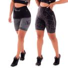 Kit 2 bermudas sublimadas zero transparência