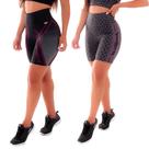 Kit 2 bermudas sublimadas zero transparência