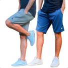 Kit 2 Bermudas Tactel Shorts Treino Academia com Elastano 099