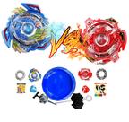 Kit 2 Beyblade 2 Lançador Arena Ponteira Pião Bey blad Valt