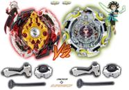 Kit 2 Beyblade Burst + 2 Lançador God Spriggan Vs Alter Chronos Shu e Cuza Kit 2 Beyblade Burst + 2 Lançador God Spriggan Vs Alter Chronos Shu e Cuza