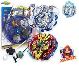 Kit 2 Beyblade Burst + 2 Lançadores + Arena Luinor e Xcalius