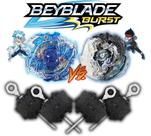 Kit 2 Beyblade Burst 4 Lançador Beyblade Burst