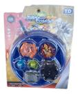 Kit 2 Beyblade Burst C/lançador Rantaro Daigo Ken Hoji Novo