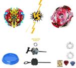 Kit 2 Beyblade Lançadorer Arena Ponteira Tornado Gyro