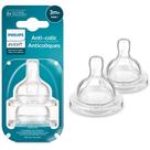Kit 2 Bicos De Mamadeira Avent Anti-cólica 3m - Scy763/02