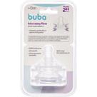 Kit 2 bicos mamadeira anticólica buba easy flow fluxo 2