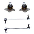 Kit 2 Bieletas e 2 Pivôs Suspensão Fiesta e Ecosport 2002 a 2012