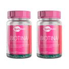 Kit 2 Biotina 45mcg 60 Cápsulas QualyNutri Suplemento Nutricional