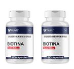 Kit 2 Biotina 500mg 60 Cápsulas - Muwiz